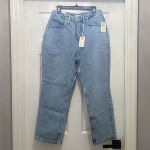 NWT Good American Jeans Light Wash Size 12